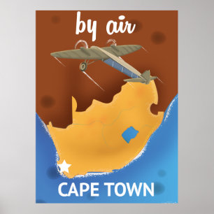 Poster Cape town Afrique du Sud