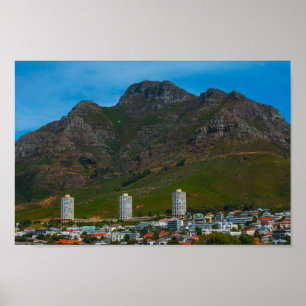 Poster Cape Town Cityscape Architecture Afrique du Sud