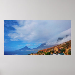 Poster Cape Town Lion's Head 12 Apôtres Voir l'affiche