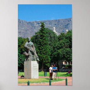 Poster Cape Town Table Mountain ZA Afrique du Sud