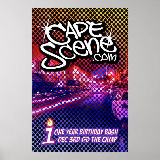 Poster CapeScene.com (Devant)