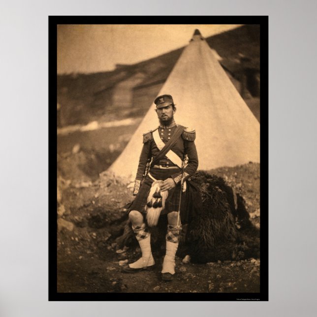 Poster Capitaine Cuninghame Highlander 1855 (Devant)