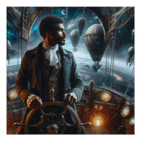 Capitaine de l'air spatial victorien Steampunk