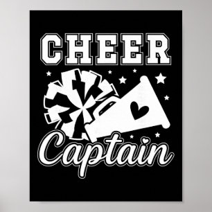 Poster Capitaine de pom-pom girls Capitaine de meneuses d