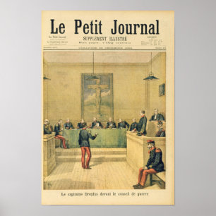Poster Capitaine Dreyfus avant la cour martiale