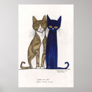 Poster Capitaine et Pete sur toile