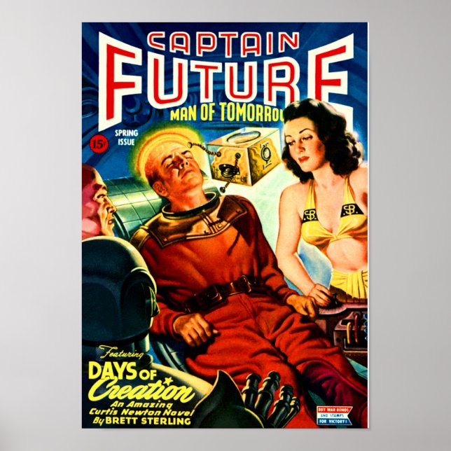 Poster Capitaine Futur — Jours de création (Devant)