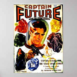 Poster Capitaine Future et les sept Spacestones