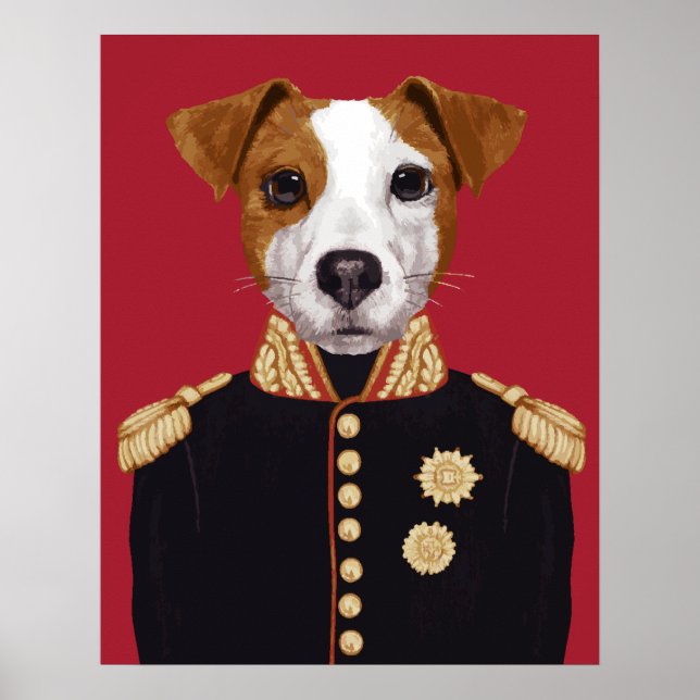 Poster Capitaine Jack Russell (Devant)