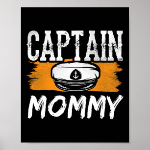 Poster Capitaine Maman Bateau Yacht Bateau Bateau Bateau