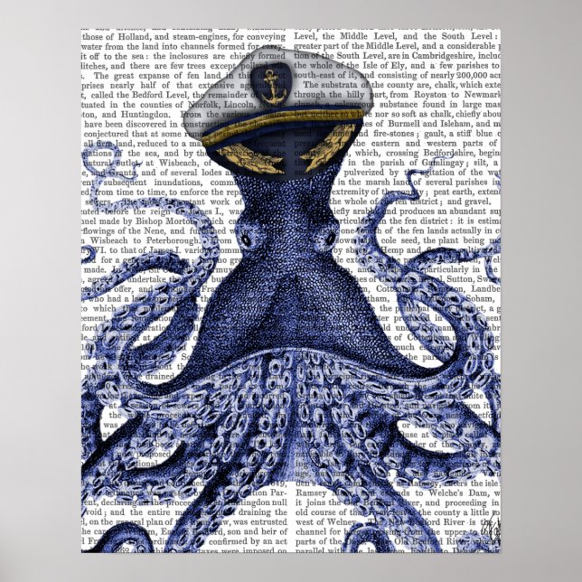 Poster Capitaine Octopus (Devant)