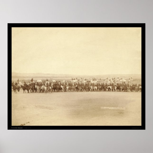 Poster Capitaine Taylor et 70 Scouts indiens SD 1891 (Devant)