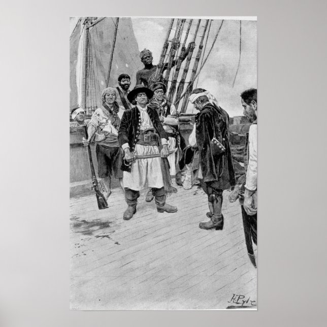 Poster Capitaine Tongrelow a pris le plus grand, illustra (Devant)