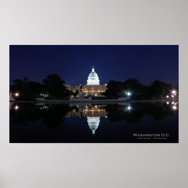 Poster Capitol américain - Nuit (Devant)