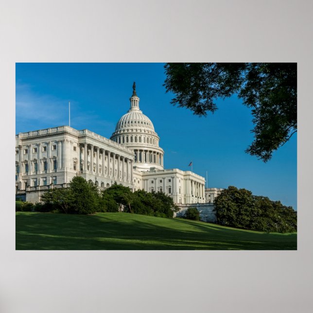 Poster Capitol Building West View (Devant)