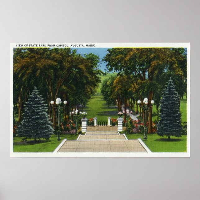 Poster Capitol Steps Vue du parc national (Devant)