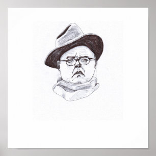 Poster Capote Truman EXCLUSIF "En encre froide"