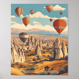 Poster Cappadoce, Turquie