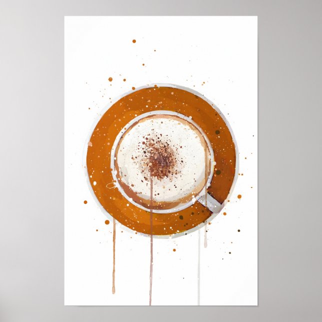 Poster Cappuccino Orange (Devant)