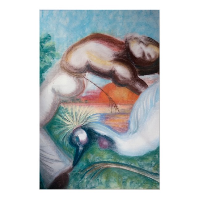 Poster : Cappuera with a Crane (Devant)