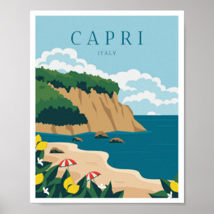 Poster Capri Italie