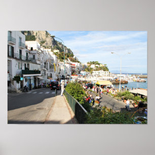 Poster Capri, Italie, Photographie, Art
