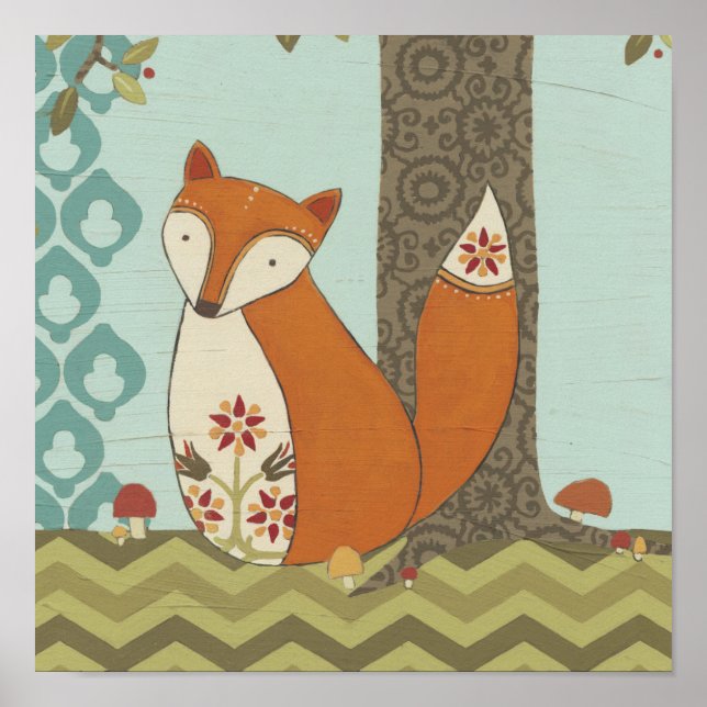 Poster Caprice de la forêt IV (Devant)