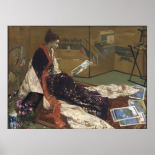 Poster Caprice en violet et or - James Whistler