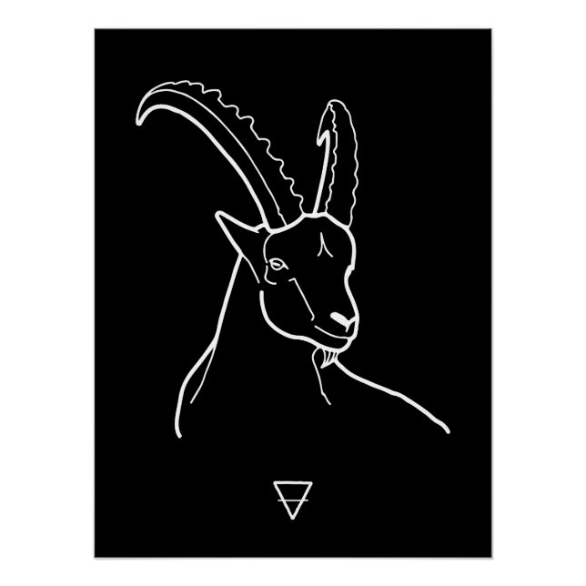 Poster Capricorne (Devant)