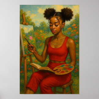 Poster Capricorne La Femme Multitasker Talentueuse