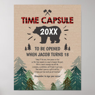 Poster Capsule de temps Lumberjack Trees Wild One
