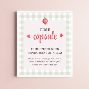 Poster Capsule Temporel du Premier Anniversaire aux Baies