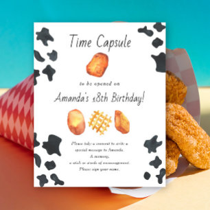 Poster Capsule temporel Nugget 1er anniversaire genre neu