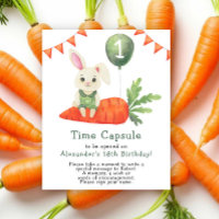 Capsule temporelle lapin 1er anniversaire