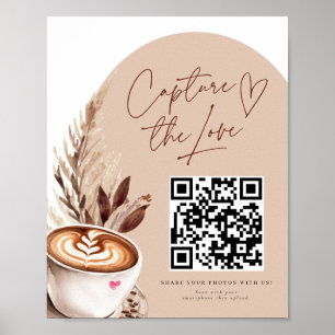 Poster Capture de café avec amour