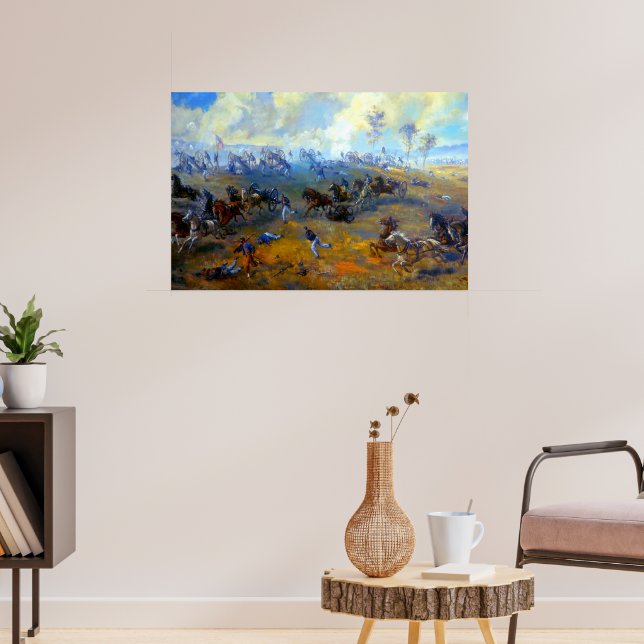 Poster Capture de la batterie de Ricketts Sidney E. King  (Salon 3)