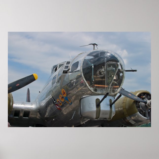 Poster Capture d'écran avant d'un gunner B-17G SuperFortr (Devant)