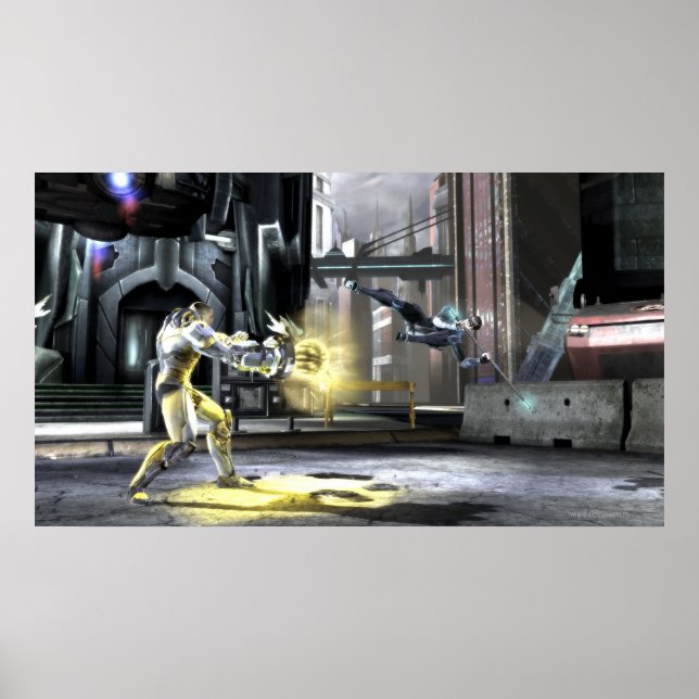 Poster Capture d'écran : Cyborg vs Nightwing 2 (Devant)