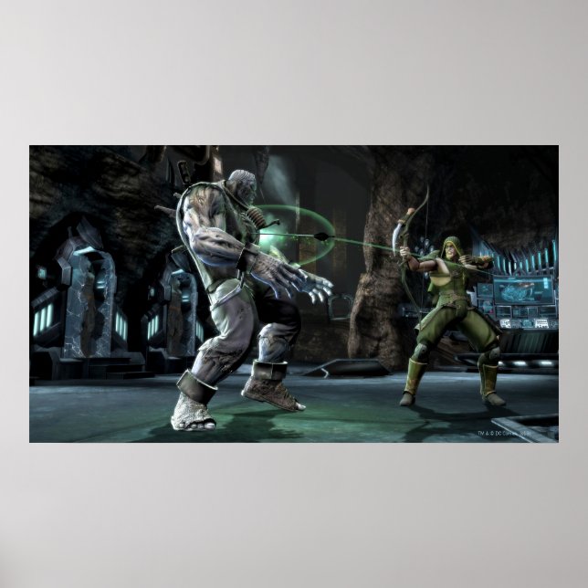 Poster Capture d'écran : Grundy vs Green Arrow (Devant)