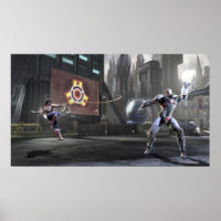 Capture d'écran : Wonder Woman vs Cyborg 2