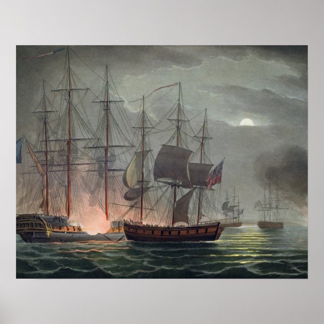 Poster Capture of La Desiree, July 7th 1800, from 'The Na (Devant)