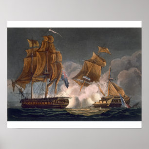 Poster Capture of La Tribune, June 8th 1796, engraved by