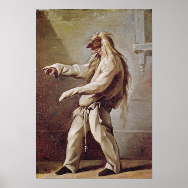 Poster Caractère du Commedia dell'Arte (Devant)