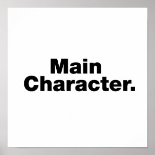 Poster Caractère principal