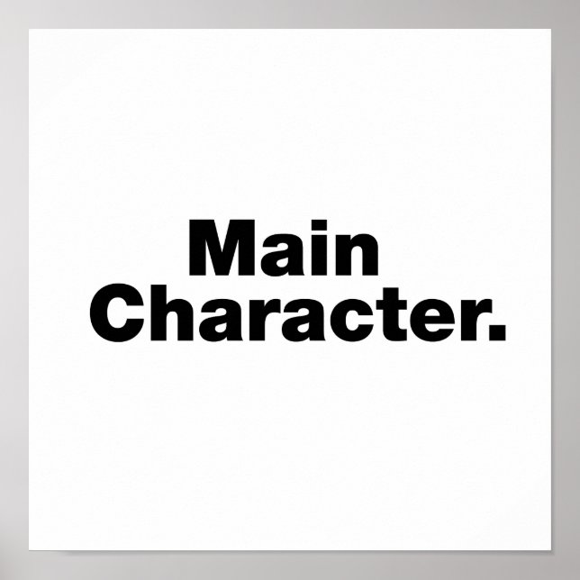 Poster Caractère principal (Devant)