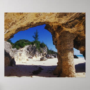 Poster Caraïbes, Bermudes, Tucker's Town. Naturel