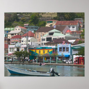 Poster Caraïbes, GRENADA, St. George's, St. George's