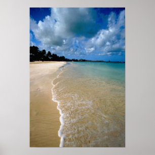Poster Caraïbes, îles Sous-le-Vent, Antigua, Dickenson