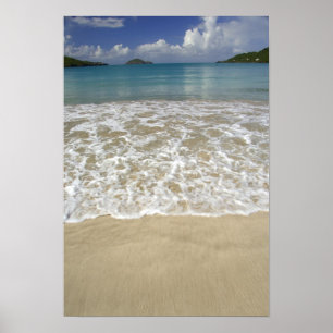 Poster Caraïbes, îles Vierges américaines, Saint-Thomas, 