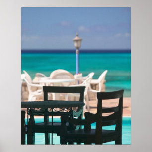 Poster Caraïbes, TURKS & CAICOS, île de Grand Turk